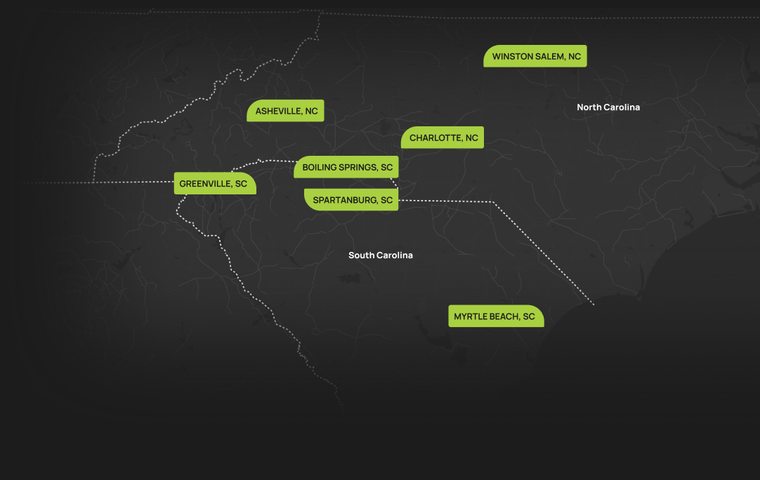 Service Areas in Upstate